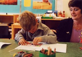 Første skoledag på Birralee, 5 år.